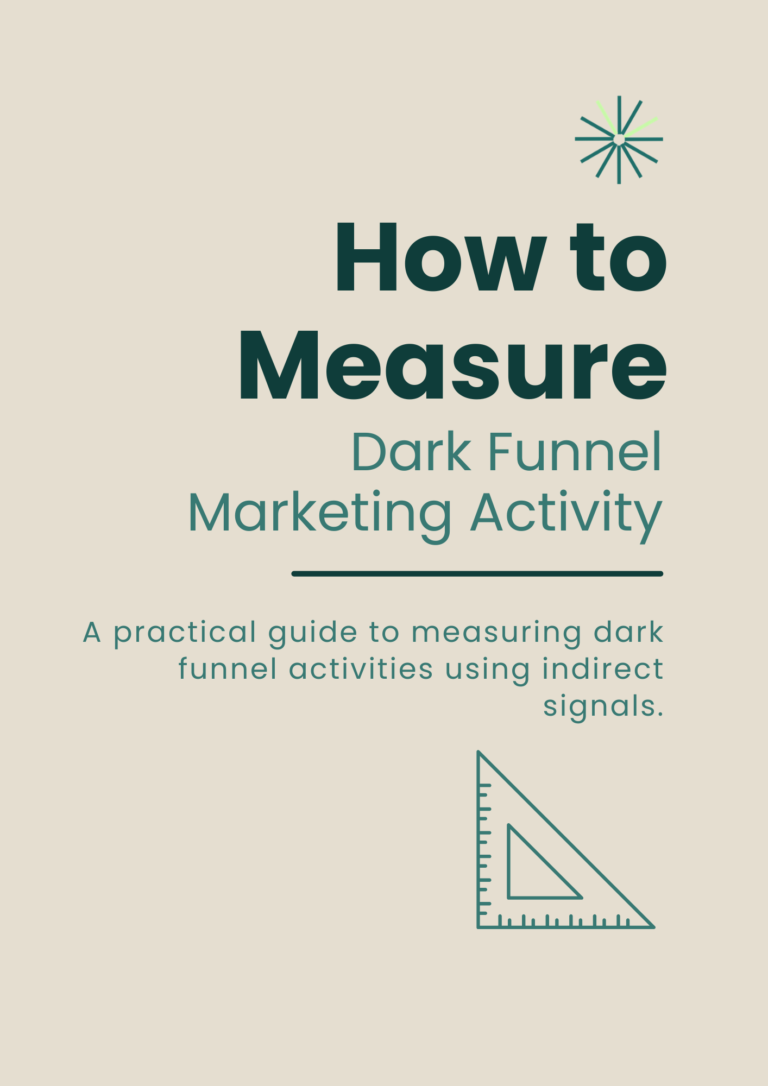 measuring the dark funnel, last touch attribution, marketing dark funnel
