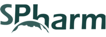 SPharm logo, b2b marketing, green